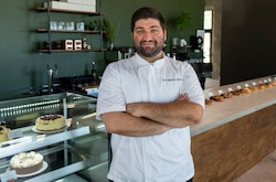 (Rick Egan | The Salt Lake Tribune)  Andrew Corrao the owner of Forty Three Bakery, on Friday, Oct. 6, 2023.
