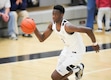 (Bethany Baker  |  The Salt Lake Tribune) Utah Prep's AJ Dybantsa (3) brings the ball down the court during the Grind Session Semifinals at Highland High School in Salt Lake City on Saturday, March 15, 2025.