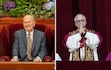 (The Salt Lake Tribune; AP) Russell M. Nelson, left, president of The Church of Jesus Christ of Latter-day Saints, and Pope Leo XIV, right, leader of the Roman Catholic Church.