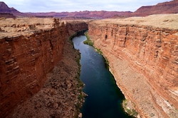 (Ross D. Franklin | Associated Press) The Colorado River in Lees Ferry, Ariz. is pictured in 2021.